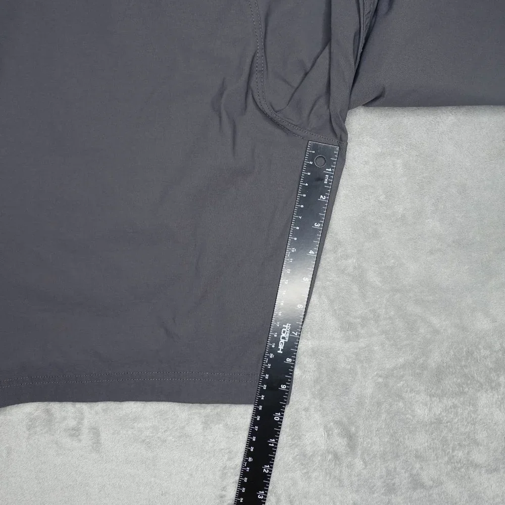 Eddie Bauer Travex Flat Front Shorts Men's 44 Gray - Picture 9 of 9